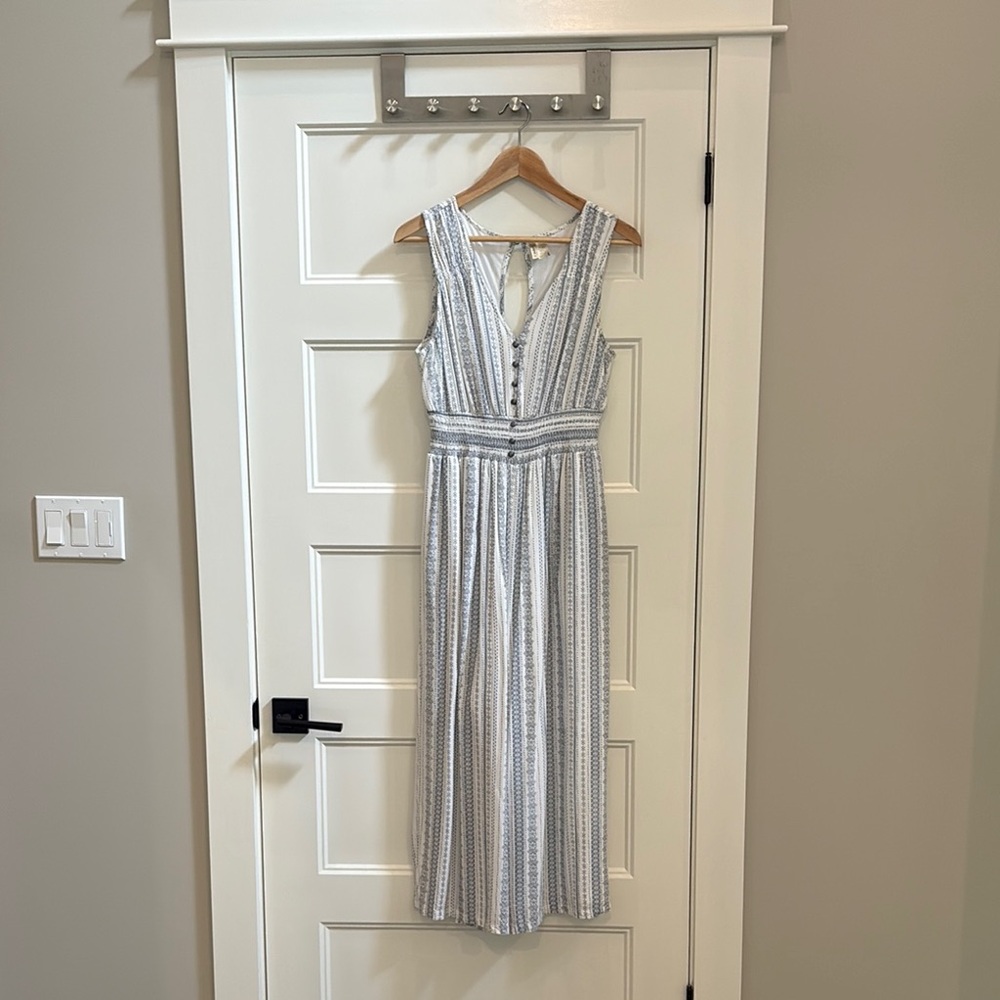 Beachy Striped Sleeveless Jump Suit